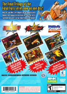 Fatal Fury - Battle Archives Volume 2 box cover back